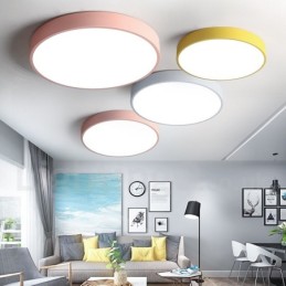 Plafonnier moderne et contemporain en acier multicolore