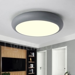 Plafonnier contemporain moderne en acier