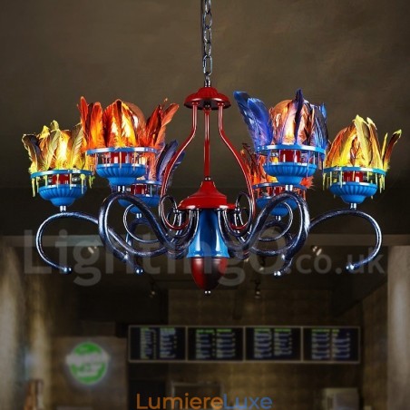 Lustre suspendu rétro en acier pour magasin d'éclairage Lustre suspendu rétro en acier pour magasin d'éclairage