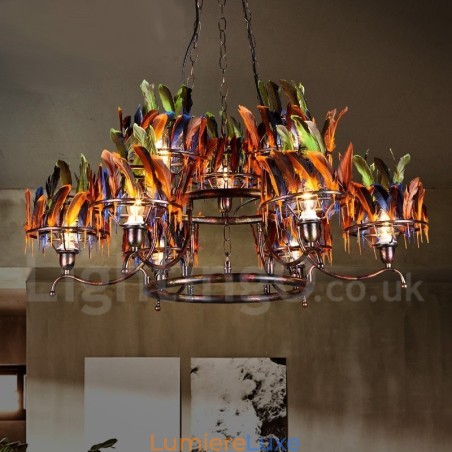 Lustre suspendu rétro en acier pour magasin d'éclairage Lustre suspendu rétro en acier pour magasin d'éclairage