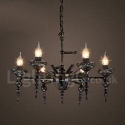 Lustre suspendu de magasin d'éclairage en acier de style industriel