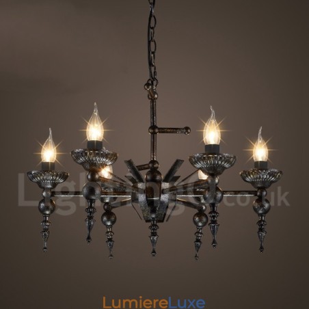 Lustre suspendu de magasin d'éclairage en acier de style industriel Lustre suspendu de magasin d'éclairage en acier de style industriel