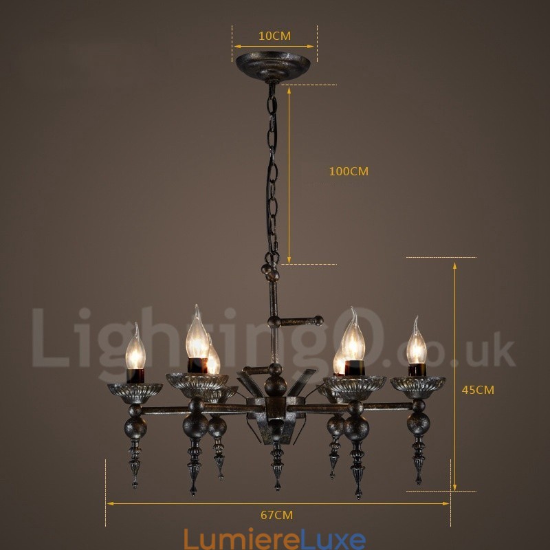 Lustre suspendu de magasin d'éclairage en acier de style industriel