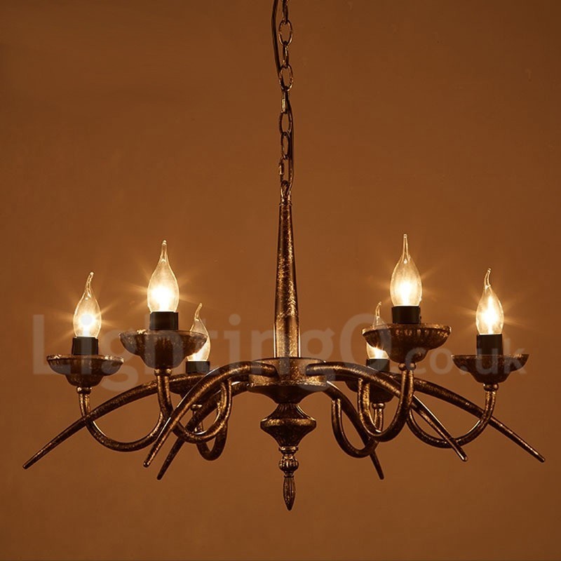 Lustre suspendu en acier de style industriel