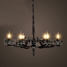 Lustre suspendu de magasin d'éclairage en acier de style industriel