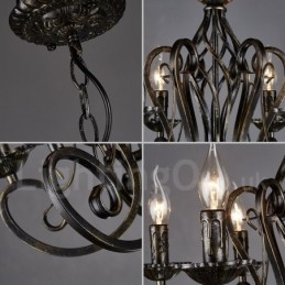 Lustre suspendu de magasin d'éclairage en acier de style industriel