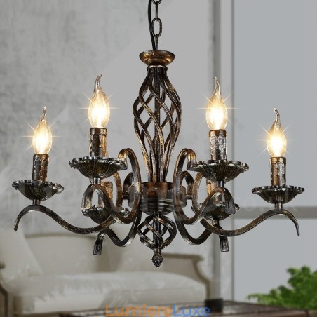 Lustre suspendu de magasin d'éclairage en acier de style industriel Lustre suspendu de magasin d'éclairage en acier de style industriel