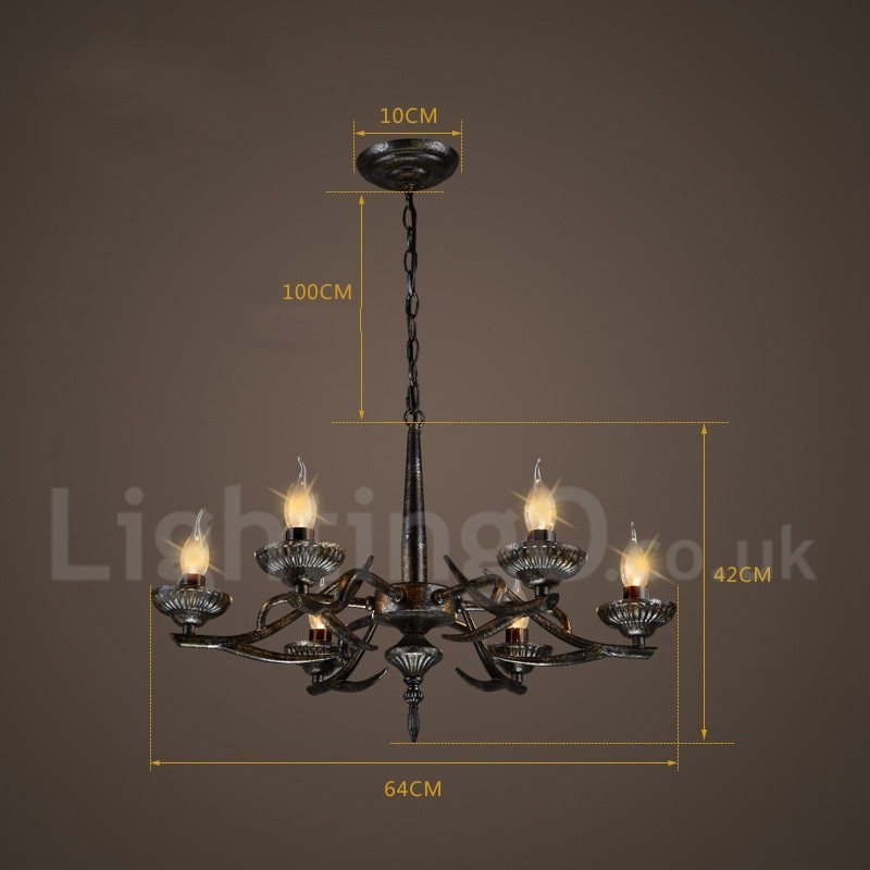Lustre suspendu de magasin d'éclairage en acier de style industriel