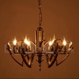 Lustre suspendu de magasin d'éclairage en acier de style industriel