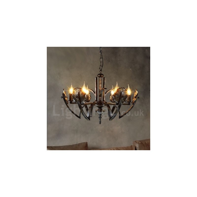 Lustre suspendu de magasin d'éclairage en acier de style industriel
