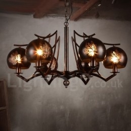 Lustre suspendu de magasin d'éclairage en acier de style industriel