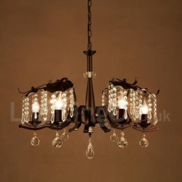Lustre suspendu de magasin d'éclairage en acier de style industriel