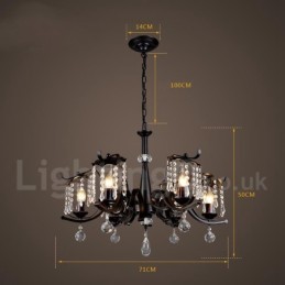 Lustre suspendu de magasin d'éclairage en acier de style industriel