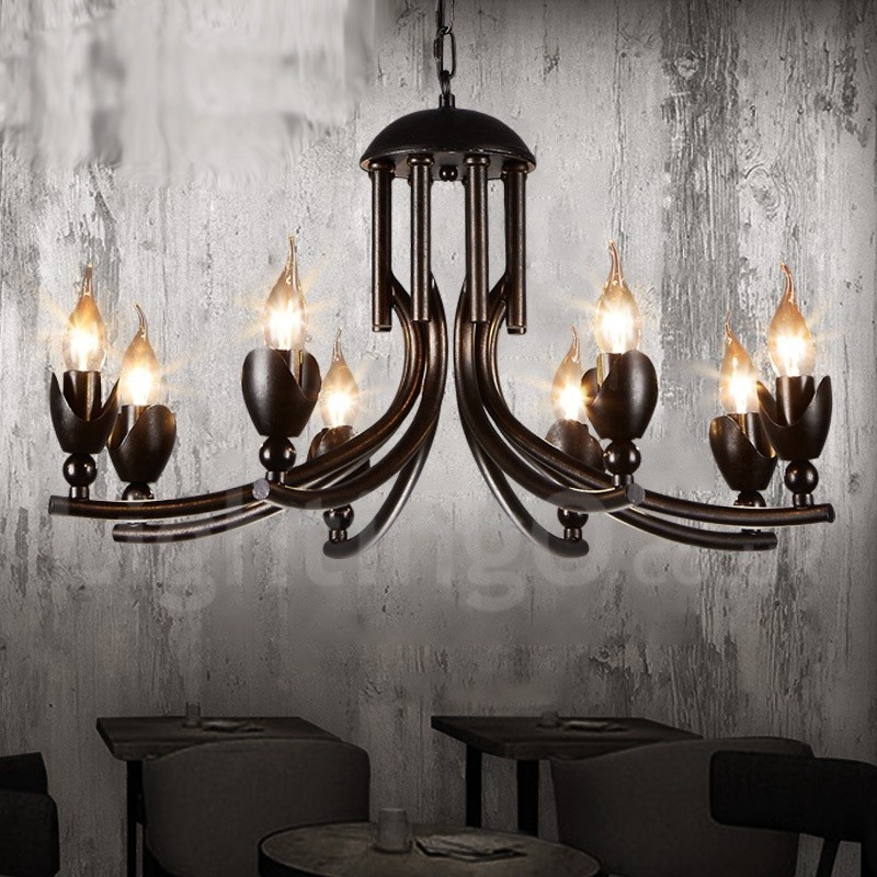 Lustre suspendu de magasin d'éclairage en acier de style industriel