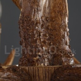 Lustre suspendu en résine de style industriel
