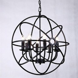 Mini lustre de style suspendu moderne contemporain traditionnel classique rustique Lodge rétro lanterne pays globe