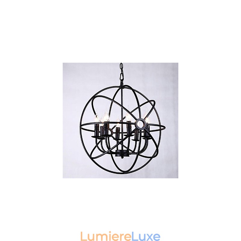 Mini lustre de style suspendu moderne contemporain traditionnel classique rustique Lodge rétro lanterne pays globe