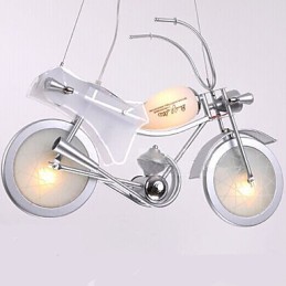 Lampe de moto Éclairage de dessin animé Lampe de garçon Lampes pour enfants