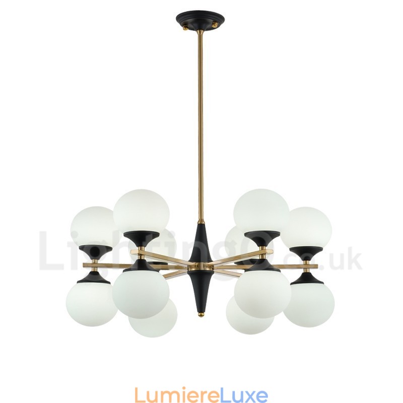 Lustre nordique à 12 ampoules, lampe haricot magique, lampes créatives