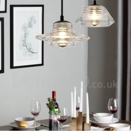 Suspension en verre à tête unique pour café