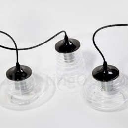 Suspension en verre à tête unique pour café