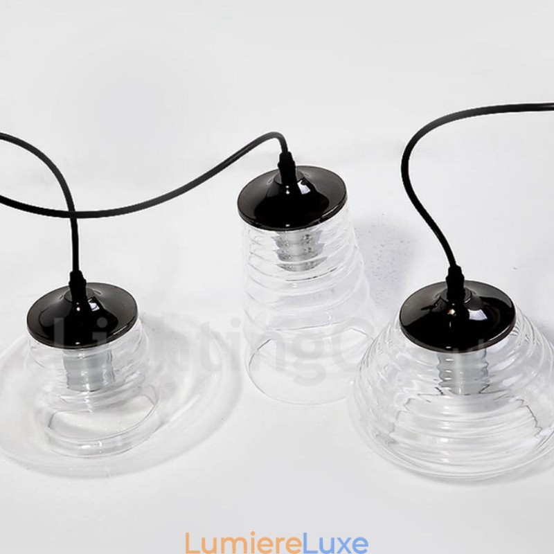 Suspension en verre à tête unique pour café