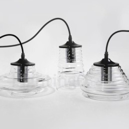 Suspension en verre à tête unique pour café