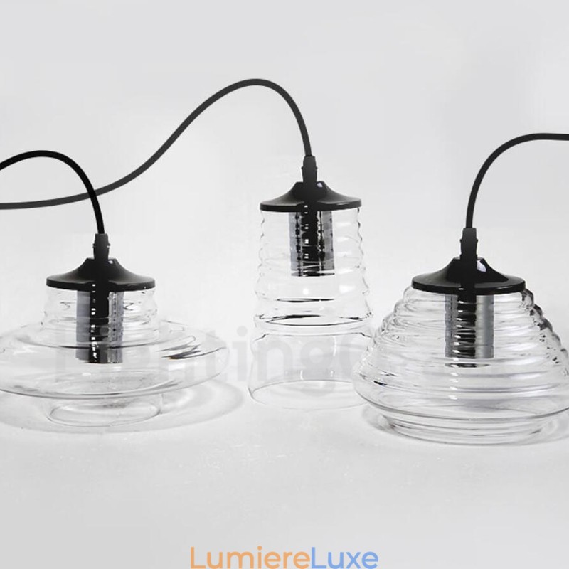 Suspension en verre à tête unique pour café