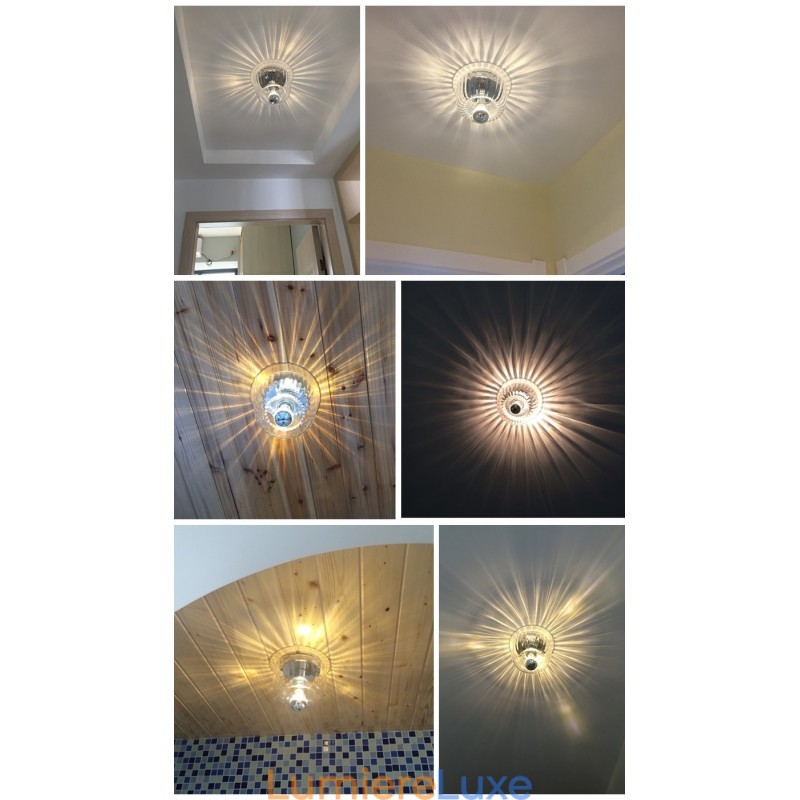 Appliques murales sans ombre, plafonnier contemporain moderne