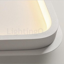 Plafonniers rectangulaires en aluminium ultra-fins et minimalistes modernes de 5 cm à encastrer