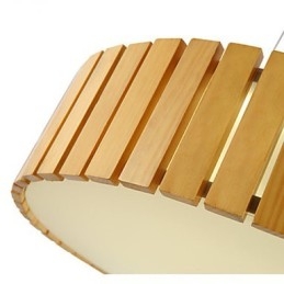 Lustre Mini Style Lanterne Bois Bambou