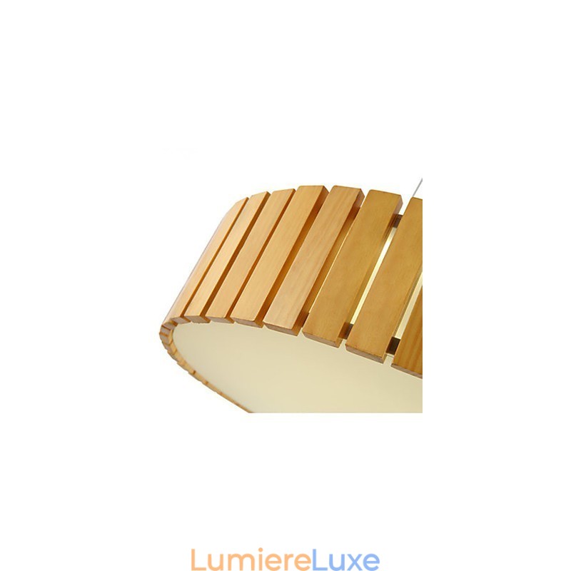 Lustre Mini Style Lanterne Bois Bambou