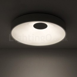 Plafonniers encastrés de forme ronde et moderne