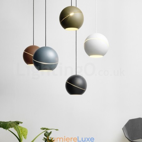 Lampe de chevet suspendue moderne en forme de boule Lampe de chevet suspendue moderne en forme de boule