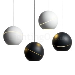 Lampe de chevet suspendue moderne en forme de boule