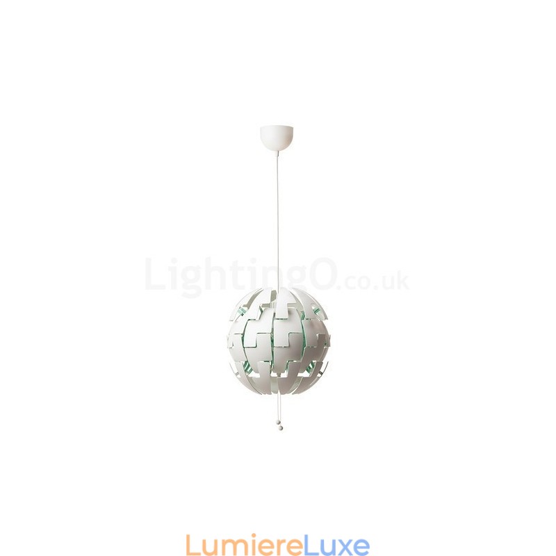 Lustre boule nordique moderne
