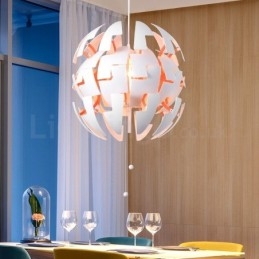 Lustre boule nordique moderne