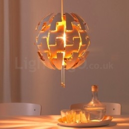 Lustre boule nordique moderne