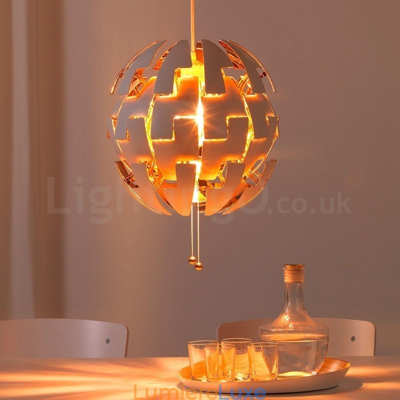 Lustre boule nordique moderne
