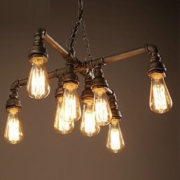 Lustre Moderne Contemporain Traditionnel Classique Rustique Lodge Métal