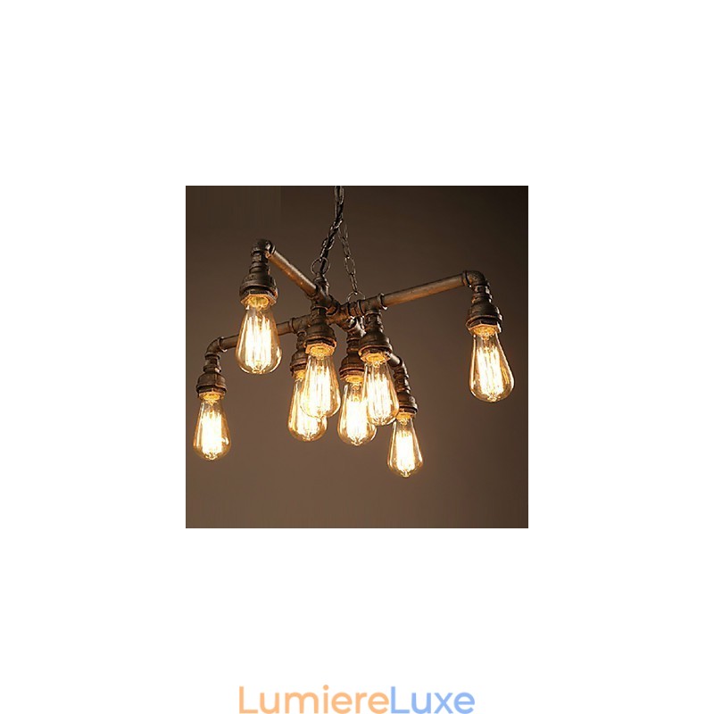 Lustre Moderne Contemporain Traditionnel Classique Rustique Lodge Métal