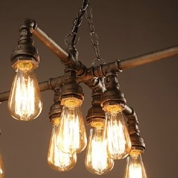 Lustre Moderne Contemporain Traditionnel Classique Rustique Lodge Métal
