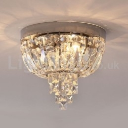 Plafonniers en cristal ronds et exquis de style contemporain