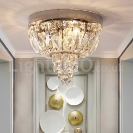 Plafonniers en cristal ronds et exquis de style contemporain