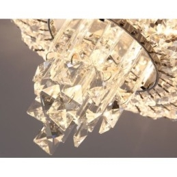 Plafonniers en cristal ronds et exquis de style contemporain
