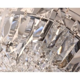 Plafonniers en cristal ronds et exquis de style contemporain