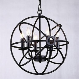 Mini lustre de style suspendu moderne contemporain traditionnel classique rustique Lodge rétro lanterne pays globe