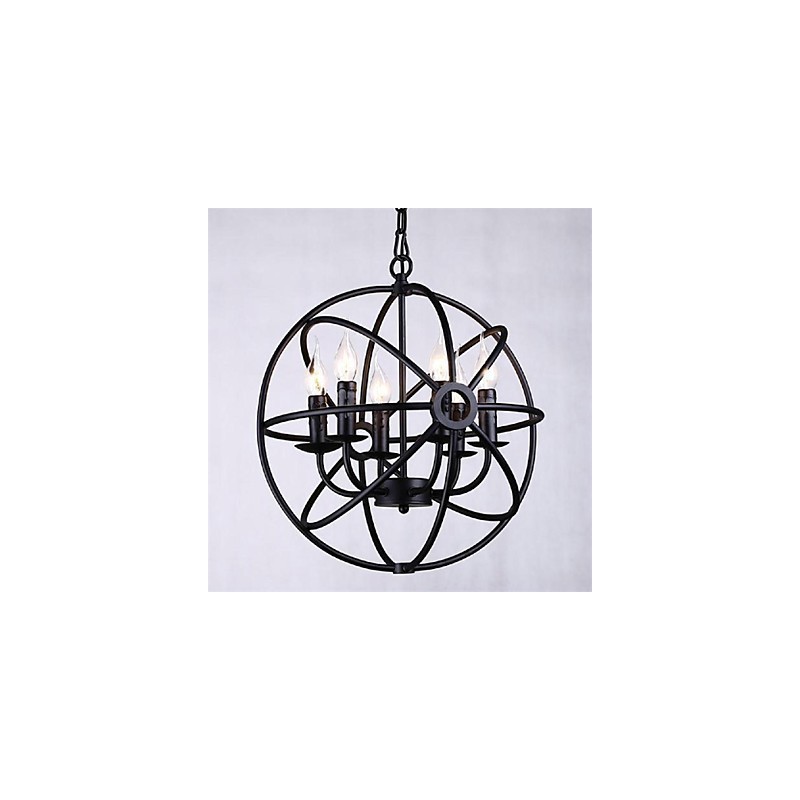 Mini lustre de style suspendu moderne contemporain traditionnel classique rustique Lodge rétro lanterne pays globe