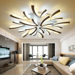 Plafonniers encastrés modernes et élégants à 12 lumières