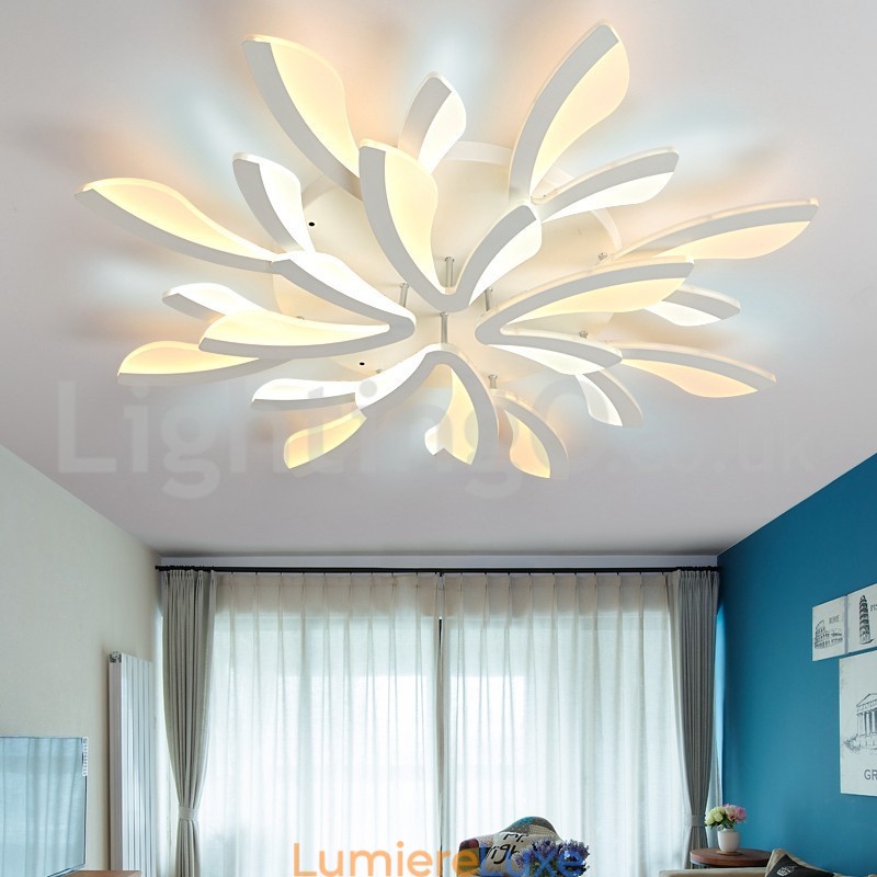 Plafonniers encastrés modernes et élégants à 12 lumières